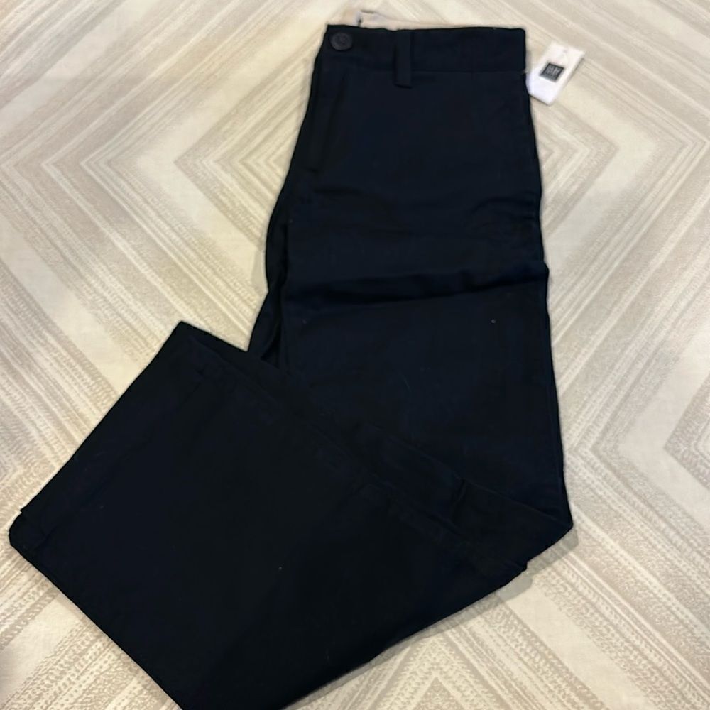 Gap Kids Boys Regular Black Chinos, Size 7